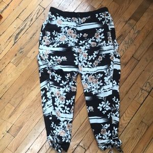 Anthropologie floral pants